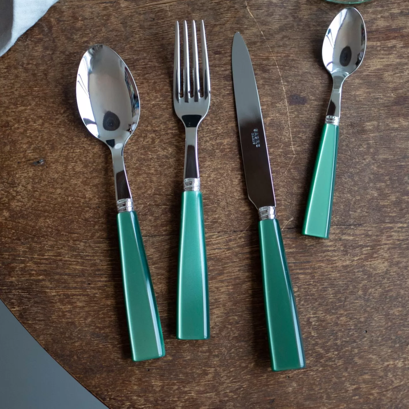 Sabre Paris Soup Spoon>Icône, Garden green