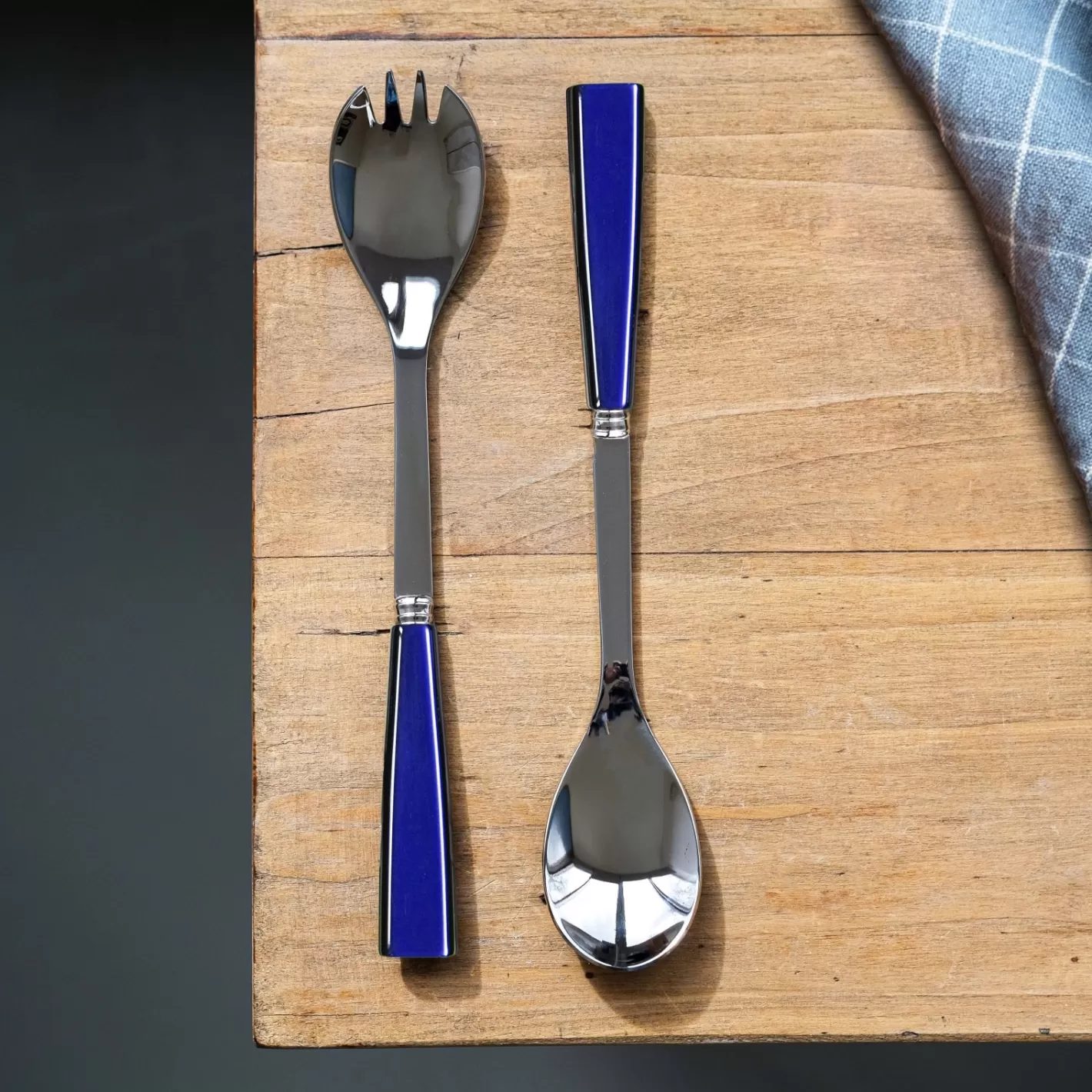 Sabre Paris Salad Set>Icône, Lapis blue