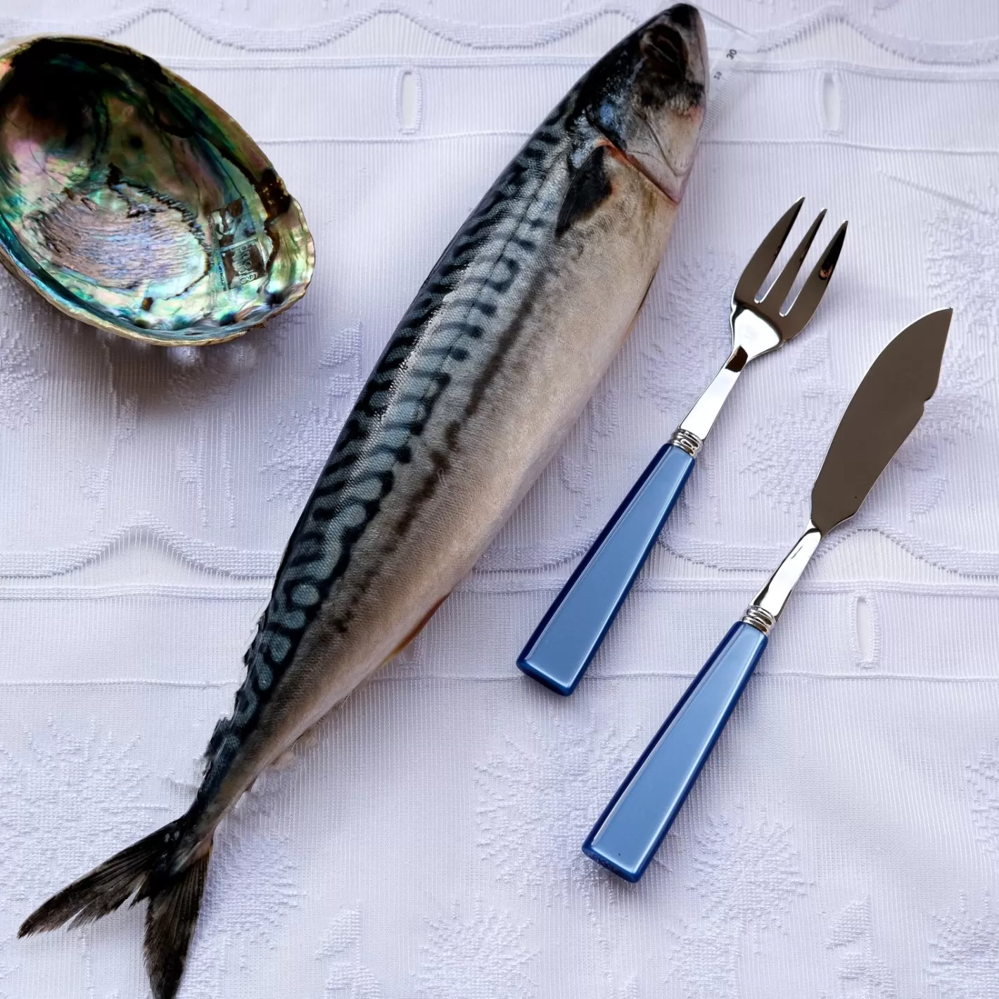 Sabre Paris Fish Knife | Fish Fork>Icône, Light blue