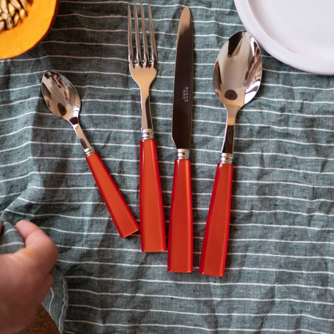 Sabre Paris Dinner Fork>Icône, Orange