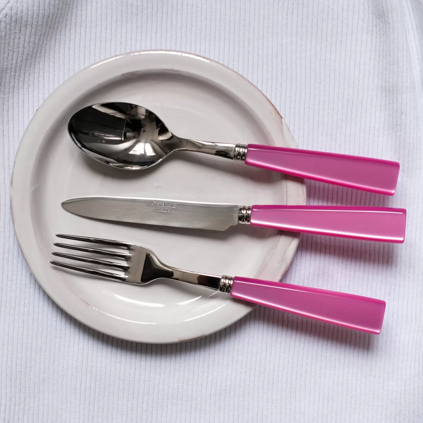 Sabre Paris Salad Fork>Icône, Pink