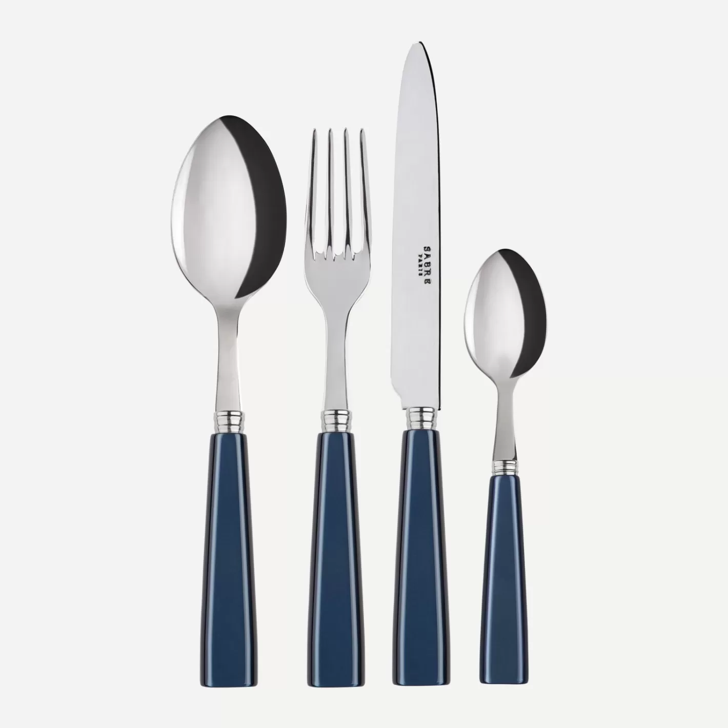 Sabre Paris Set Of 4 Pieces>Icône, Steel blue