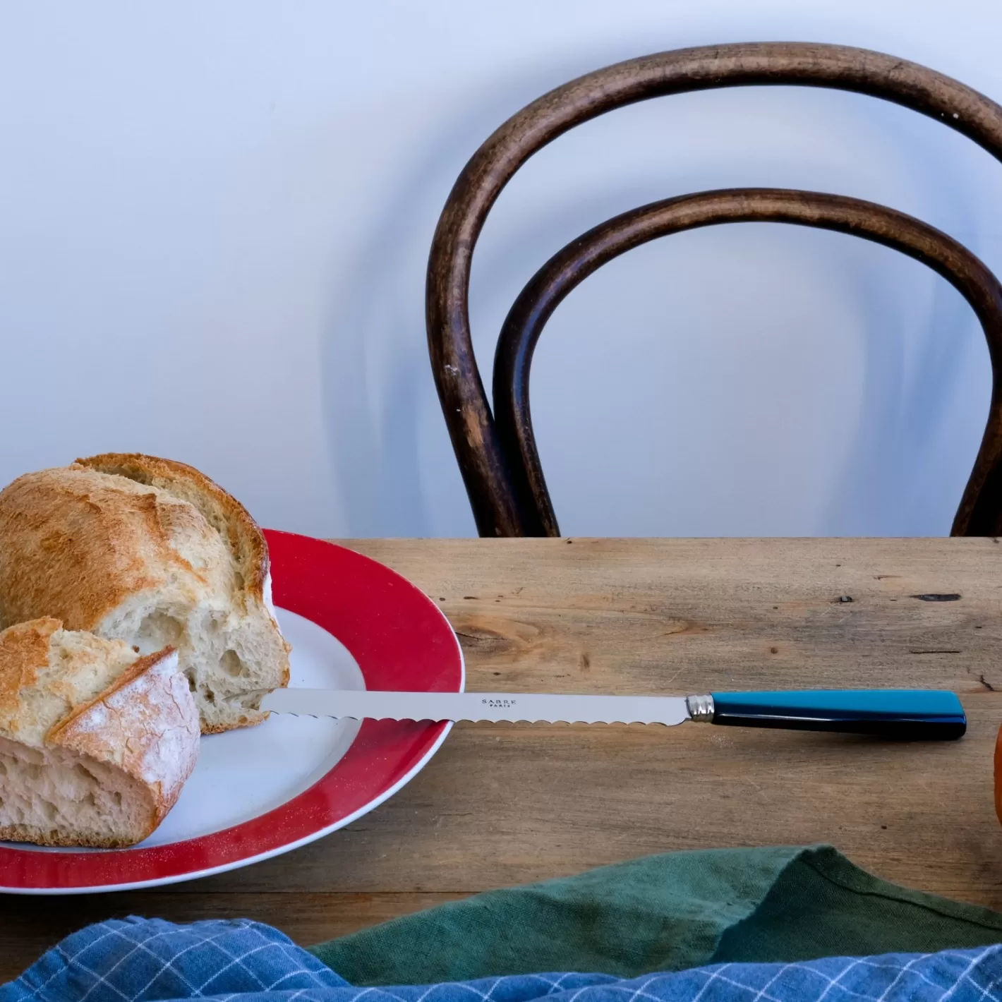 Sabre Paris Bread Knife>Icône, Steel blue