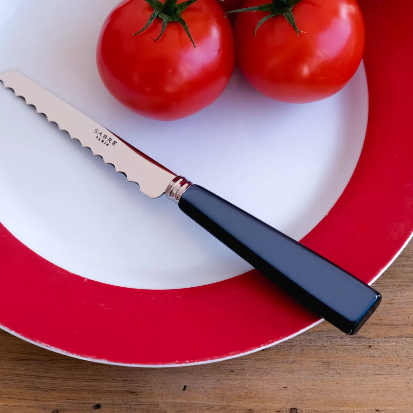 Sabre Paris Tomato Knife>Icône, Steel blue