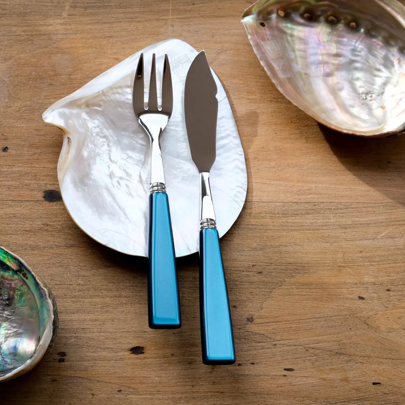 Sabre Paris Fish Knife | Fish Fork>Icône, Turquoise