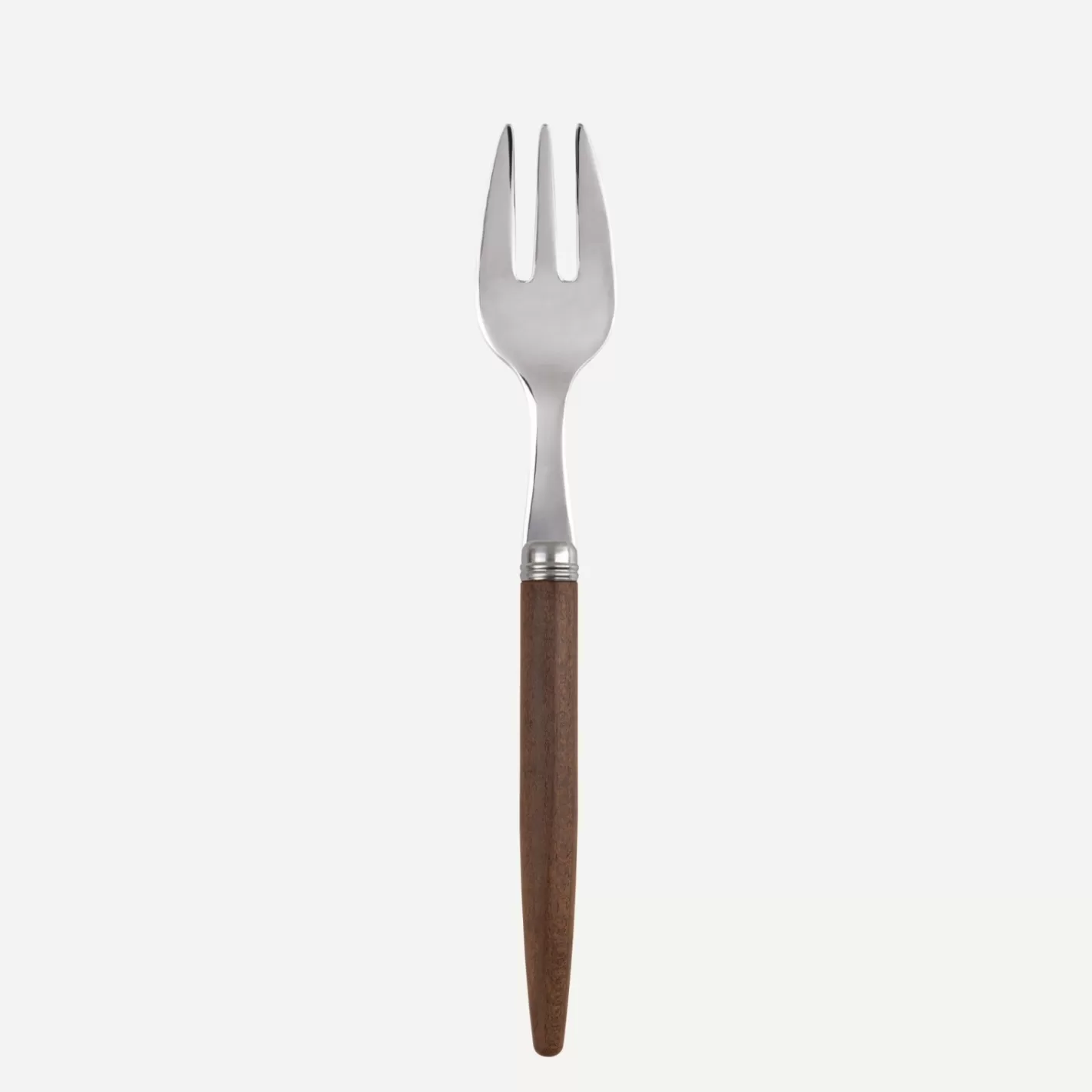 Sabre Paris Oyster Fork>Jonc, Dark wood