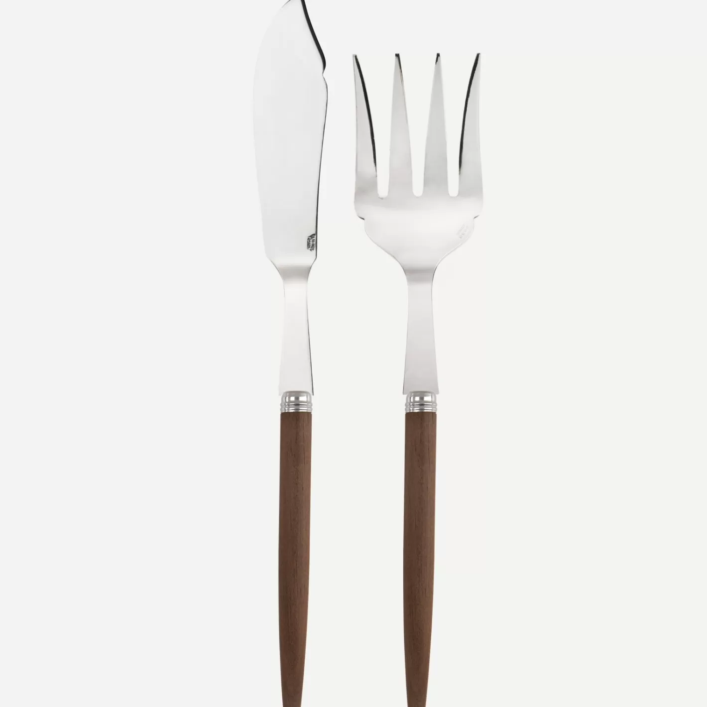 Sabre Paris Fish Serving Set>Jonc, Dark wood