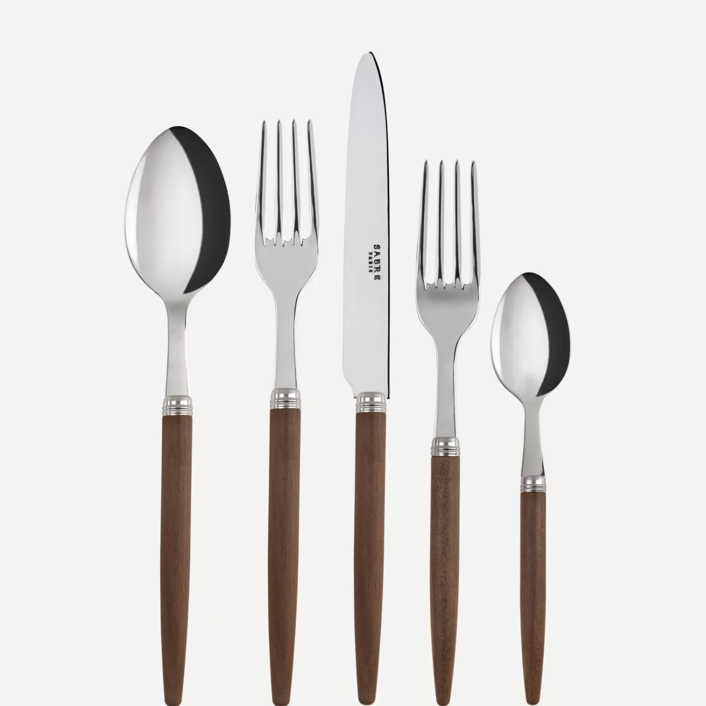 Sabre Paris Set Of 5 Pieces>Jonc, Dark wood