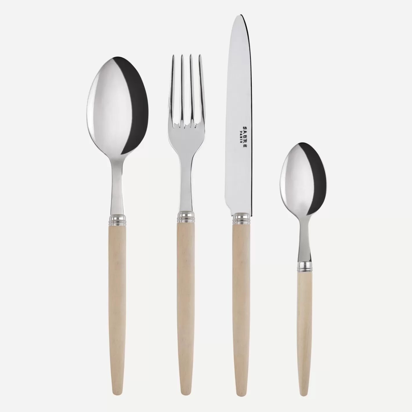 Sabre Paris Set Of 4 Pieces>Jonc, Light wood