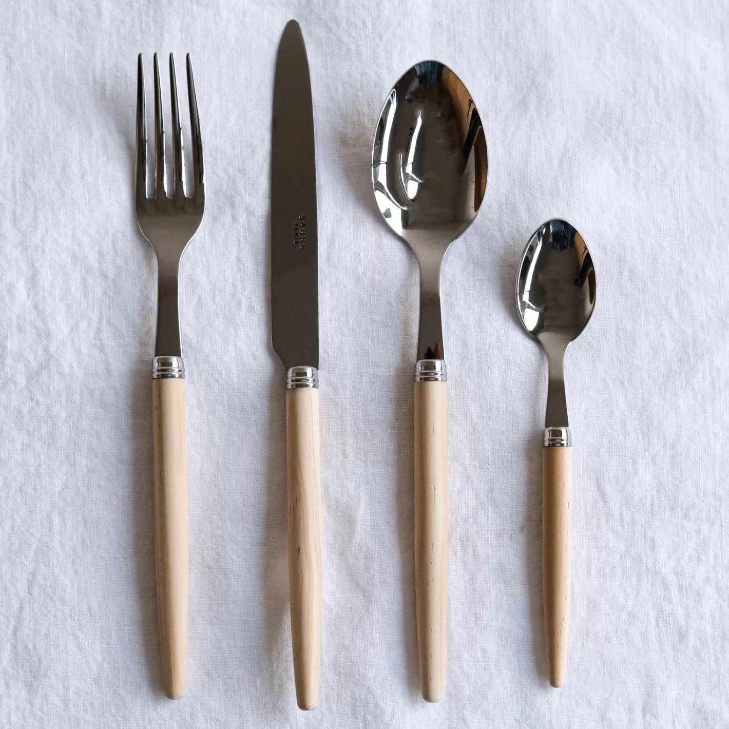 Sabre Paris Teaspoon>Jonc, Light wood