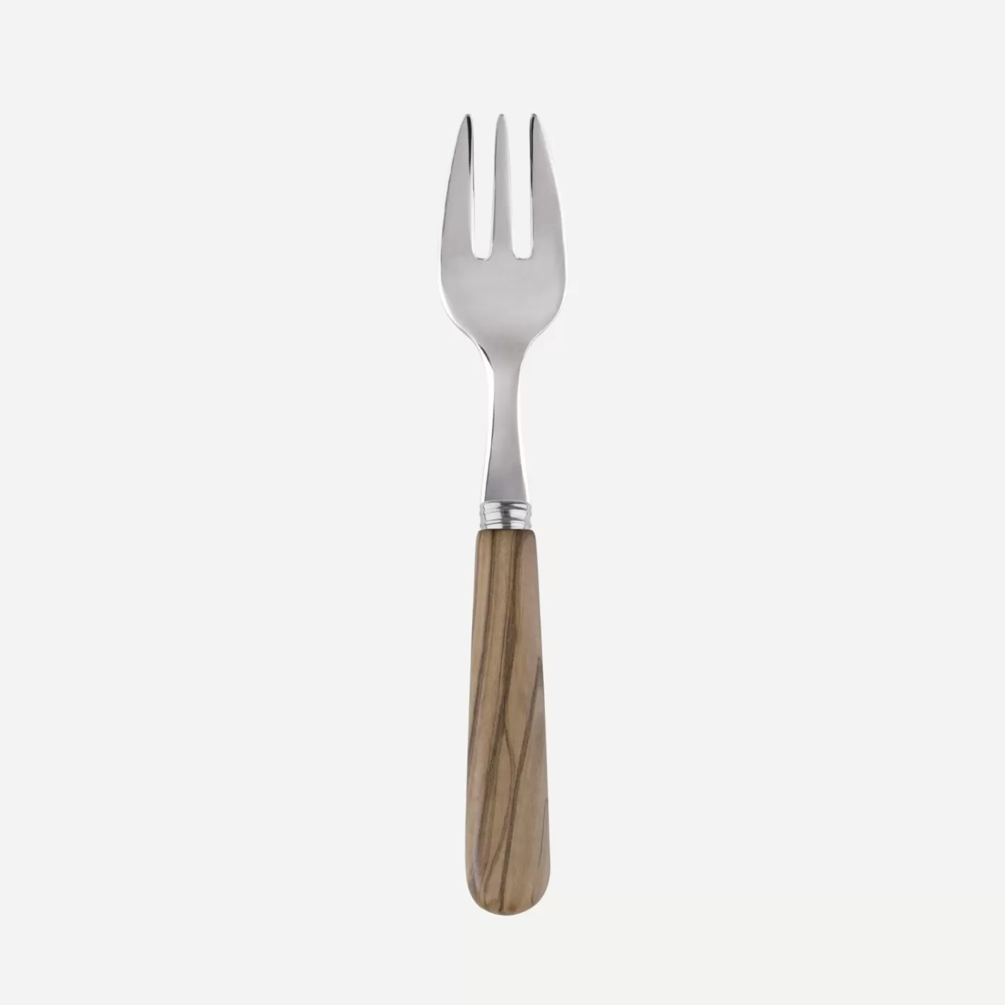 Sabre Paris Oyster Fork>Lavandou, Olive tree wood