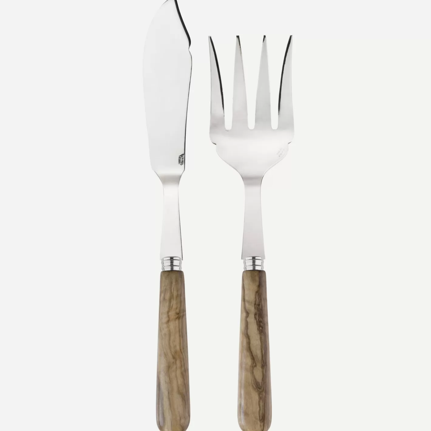 Sabre Paris Fish Serving Set>Lavandou, Olive tree wood