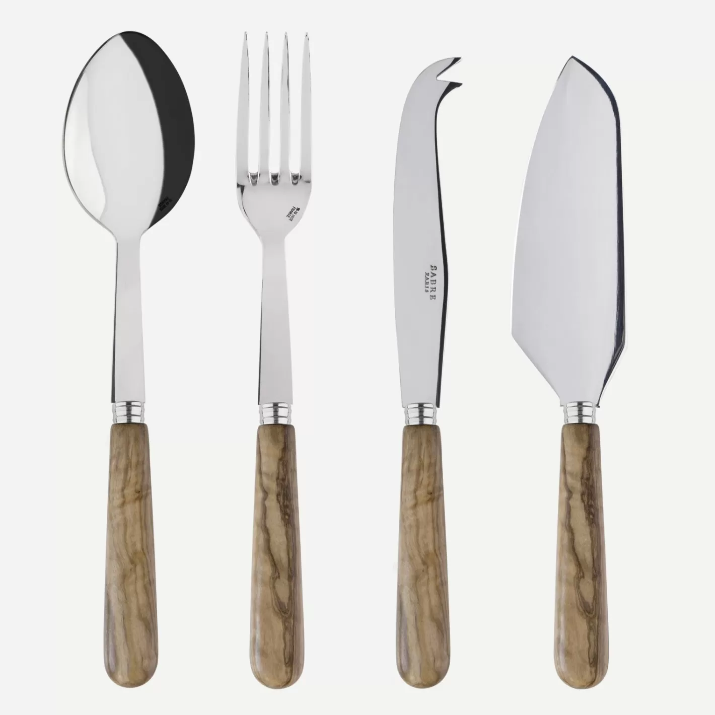 Sabre Paris Set Of 4 Must-Have Serving Pieces>Lavandou, Olive tree wood