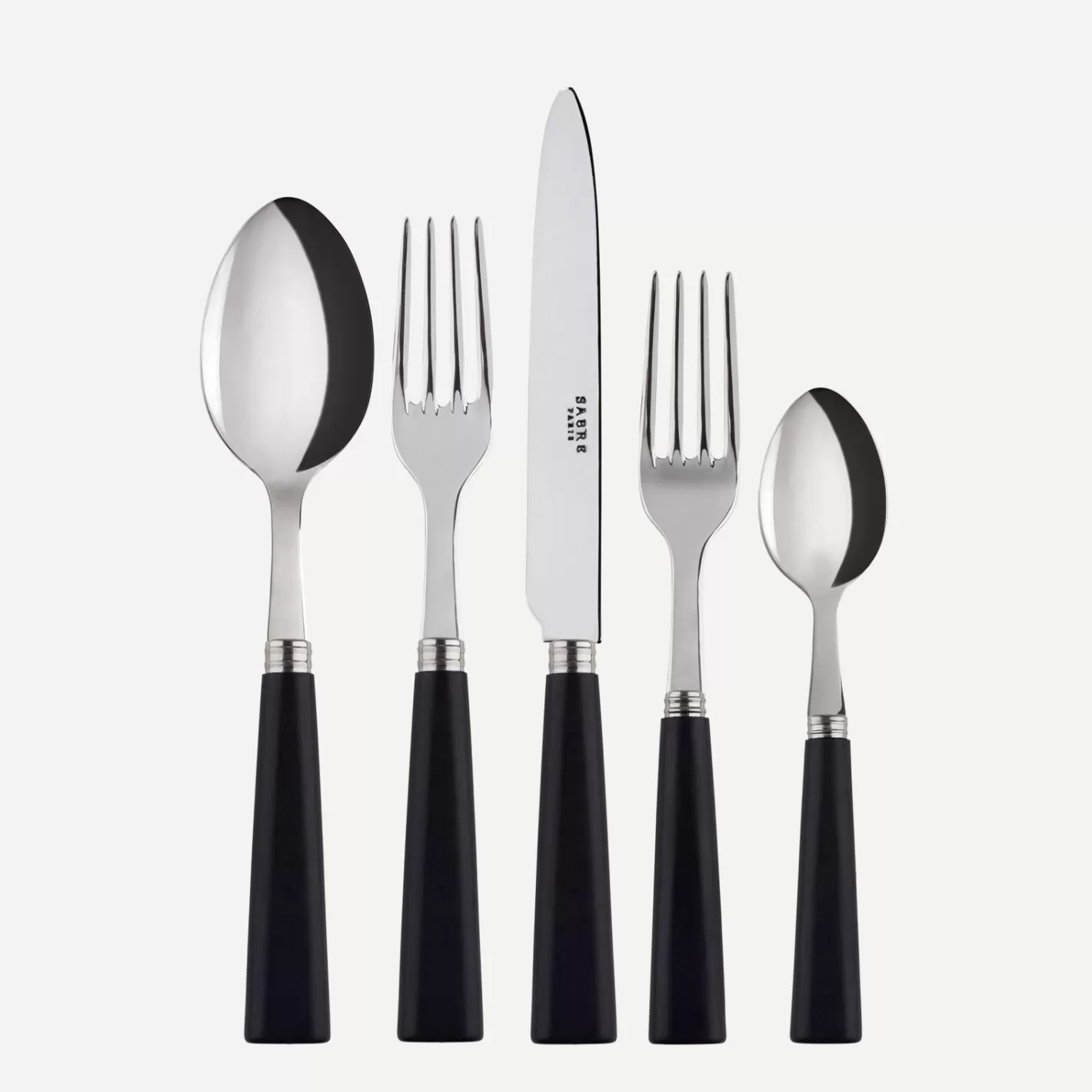 Sabre Paris Set Of 5 Pieces>Nature, Black press wood