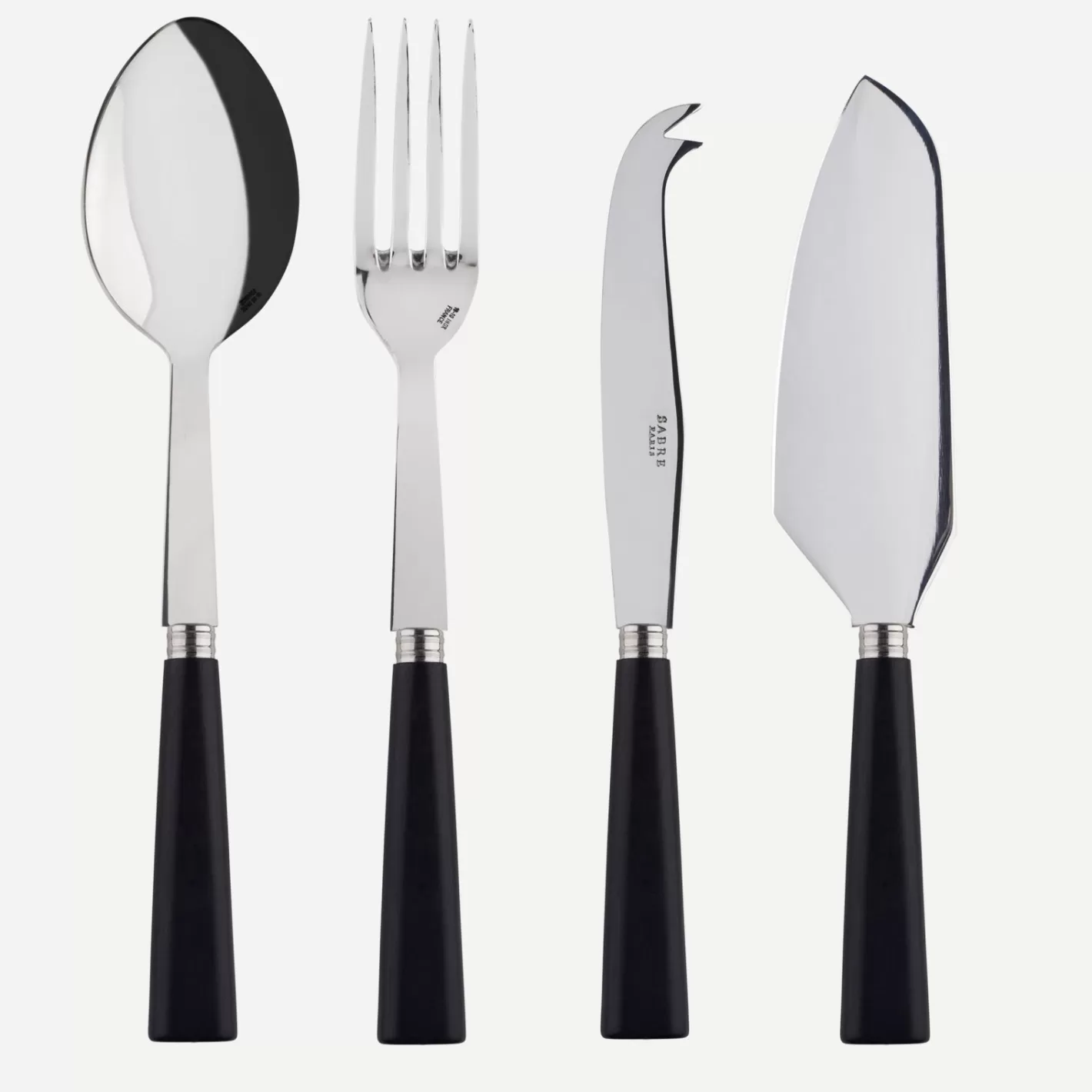 Sabre Paris Set Of 4 Must-Have Serving Pieces>Nature, Black press wood