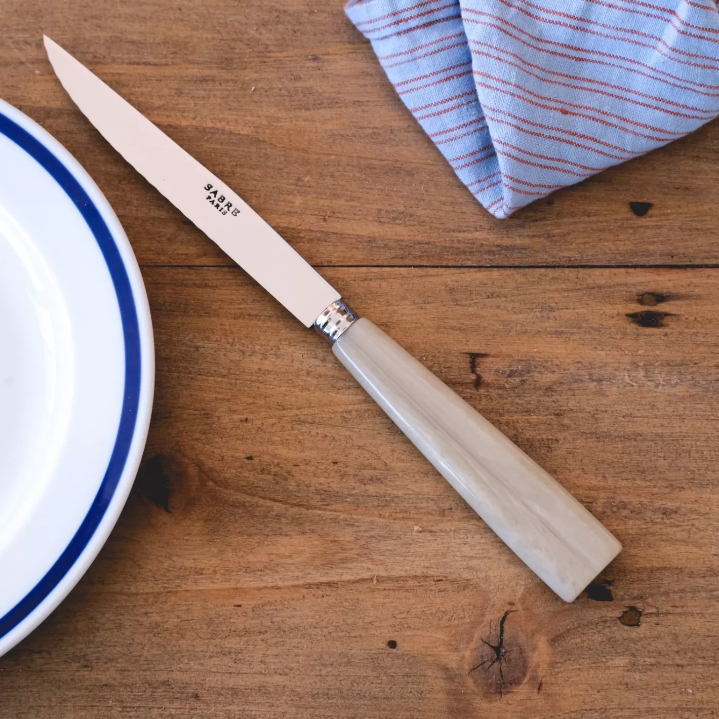 Sabre Paris Steak Knife>Nature, Faux Horn