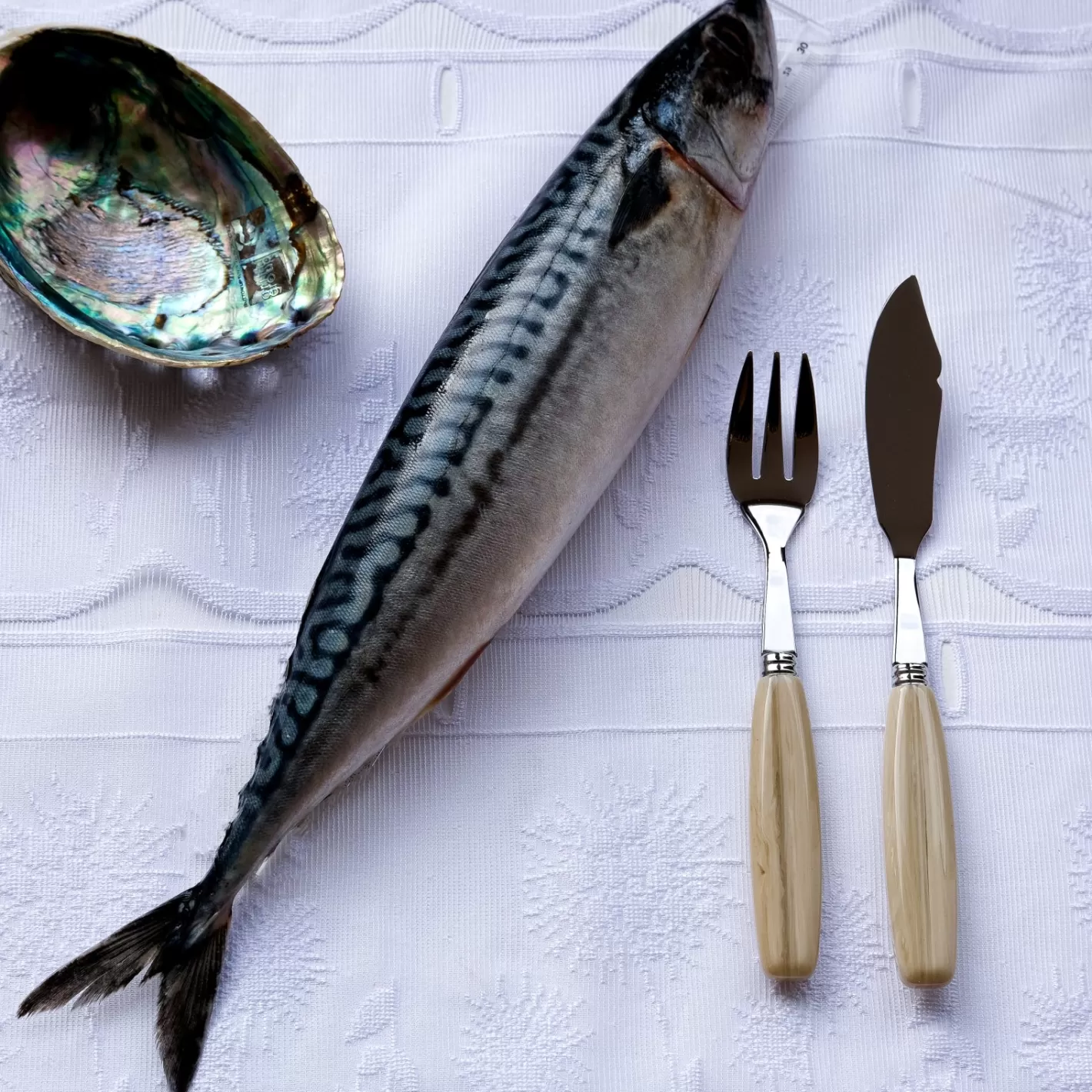 Sabre Paris Fish Knife | Fish Fork>Nature, Faux Horn