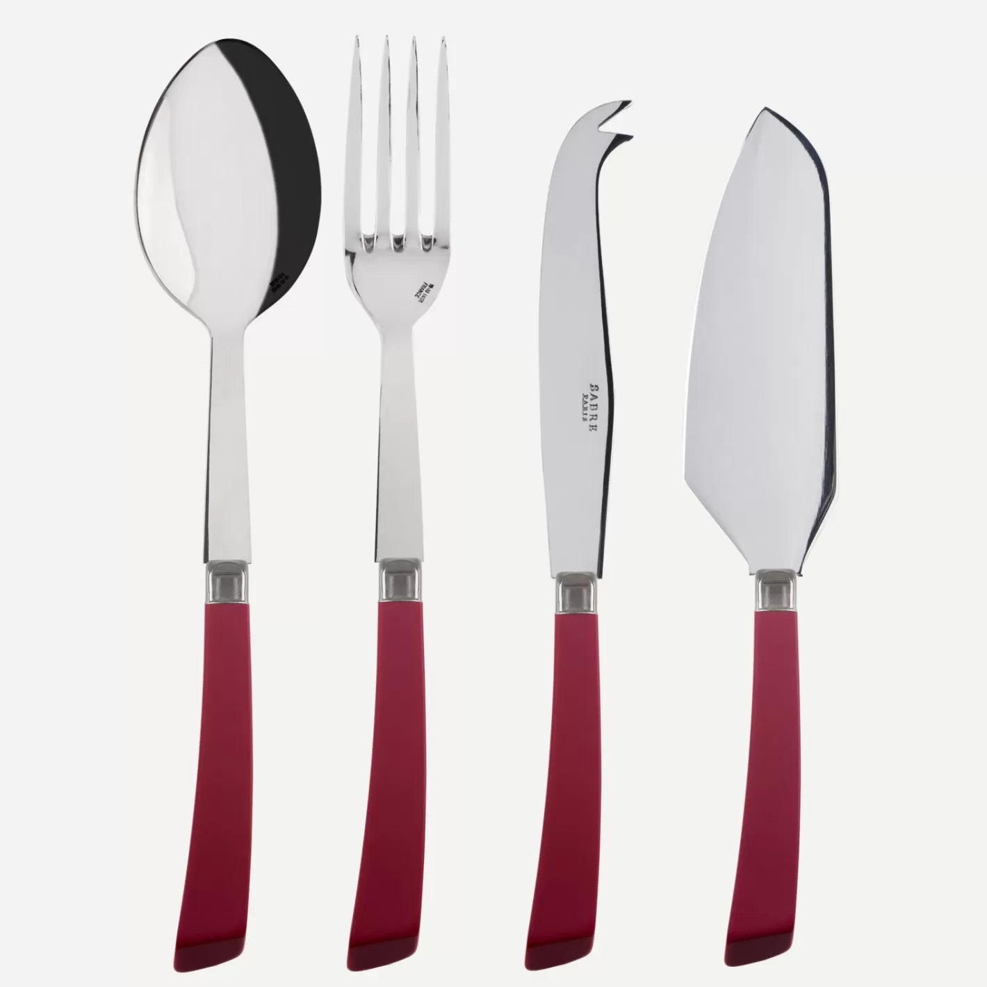 Sabre Paris Set Of 4 Must-Have Serving Pieces>Numéro 1, Burgundy