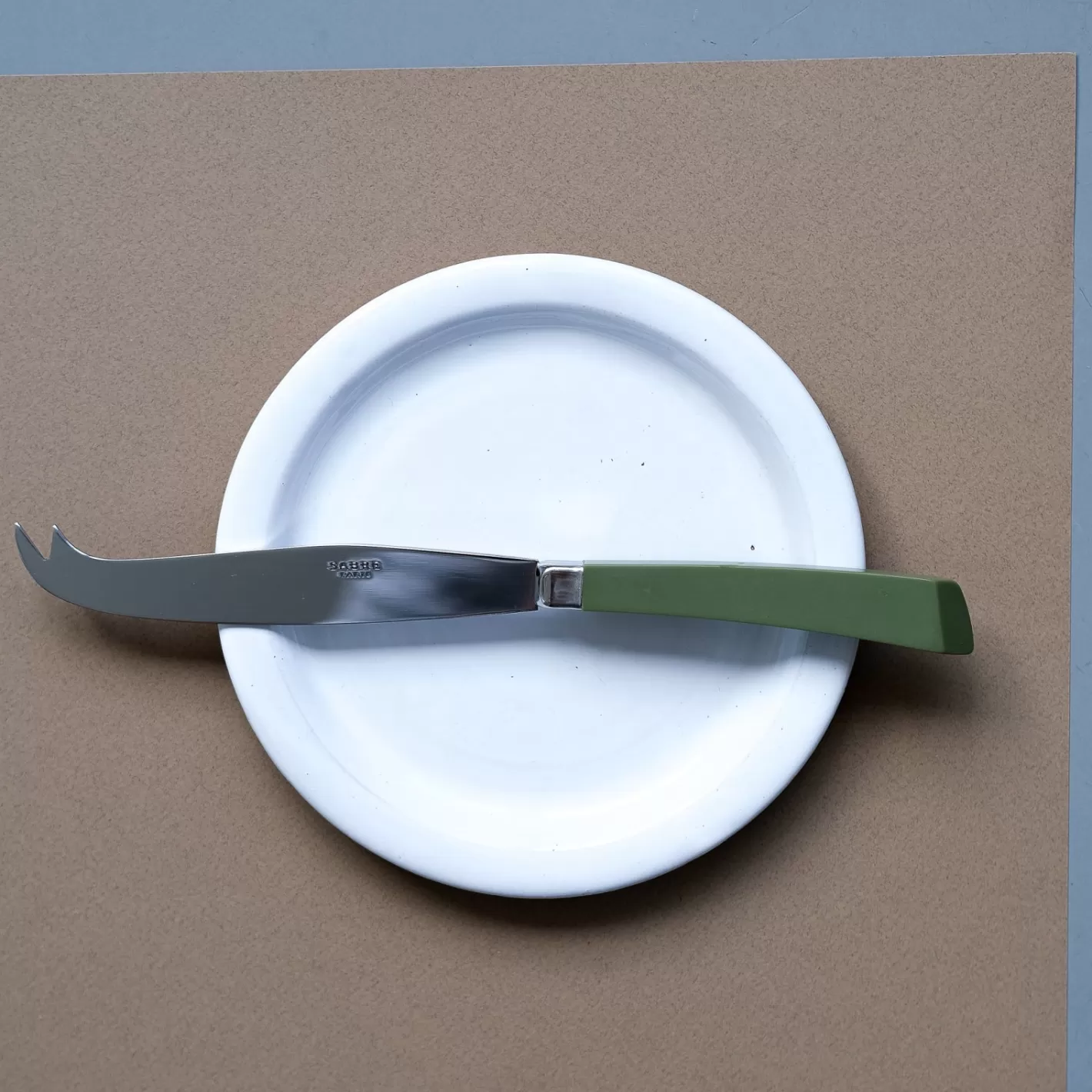 Sabre Paris Cheese Knife>Numéro 1, Green fern