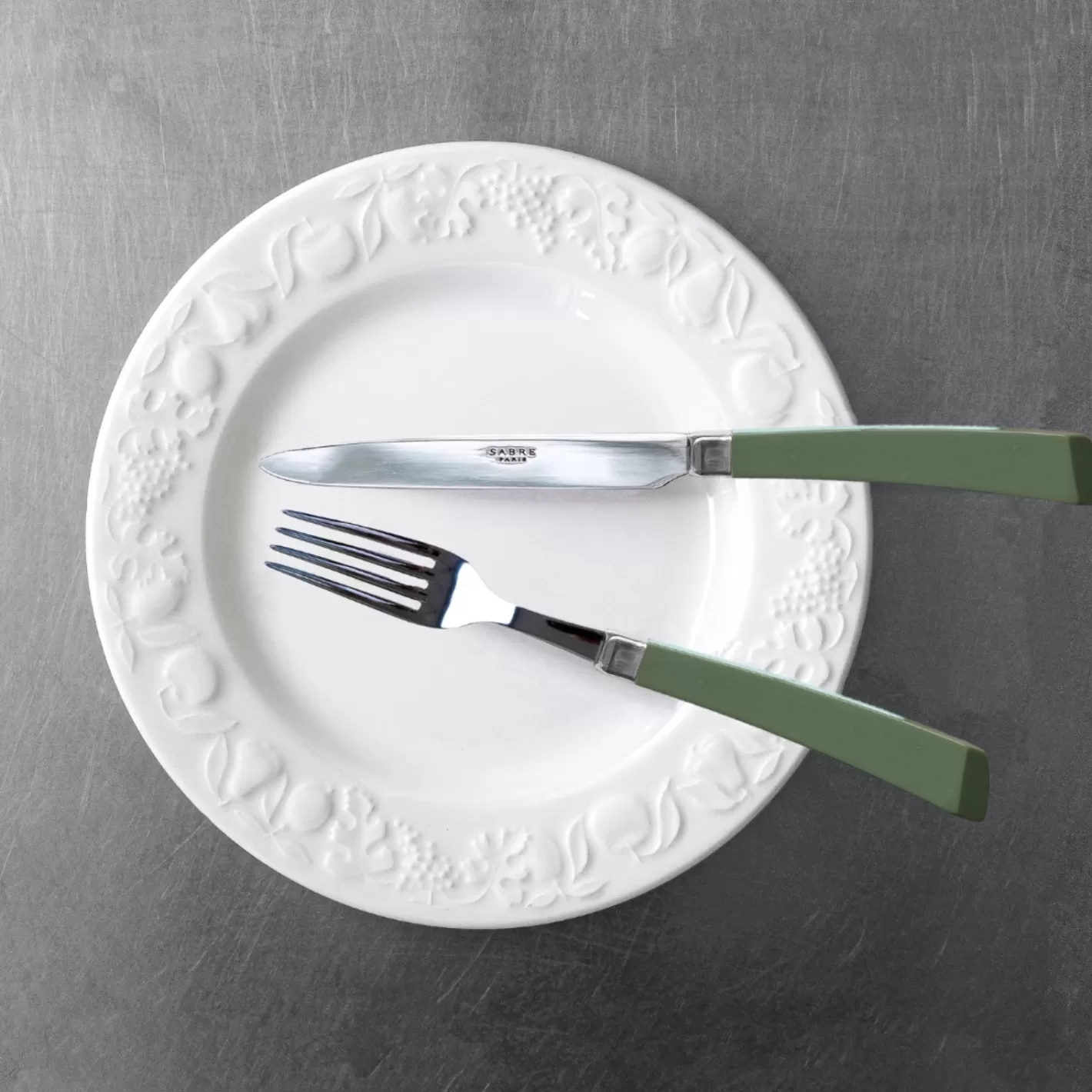 Sabre Paris Dinner Fork>Numéro 1, Green fern