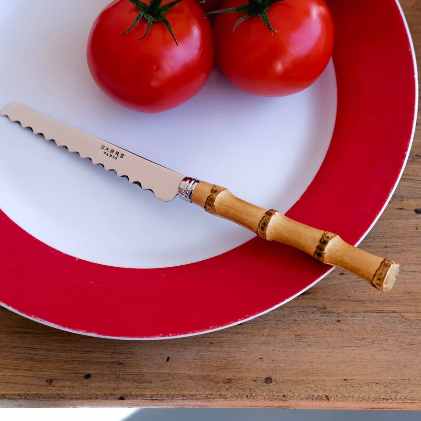 Sabre Paris Tomato Knife>Panda, Bamboo