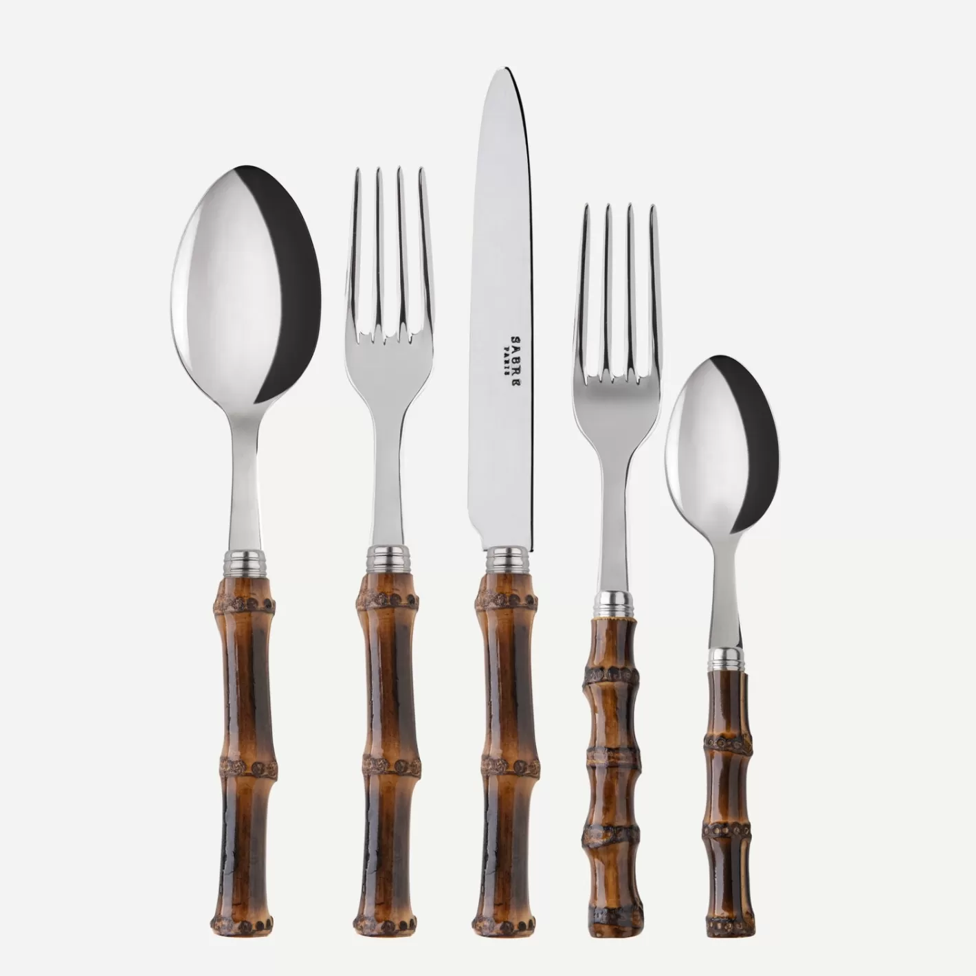 Sabre Paris Set Of 5 Pieces>Panda, Dark bamboo