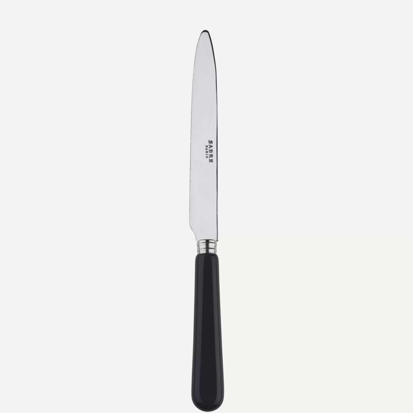 Sabre Paris Serrated Dinner Knife Blade>Pop Unis, Black