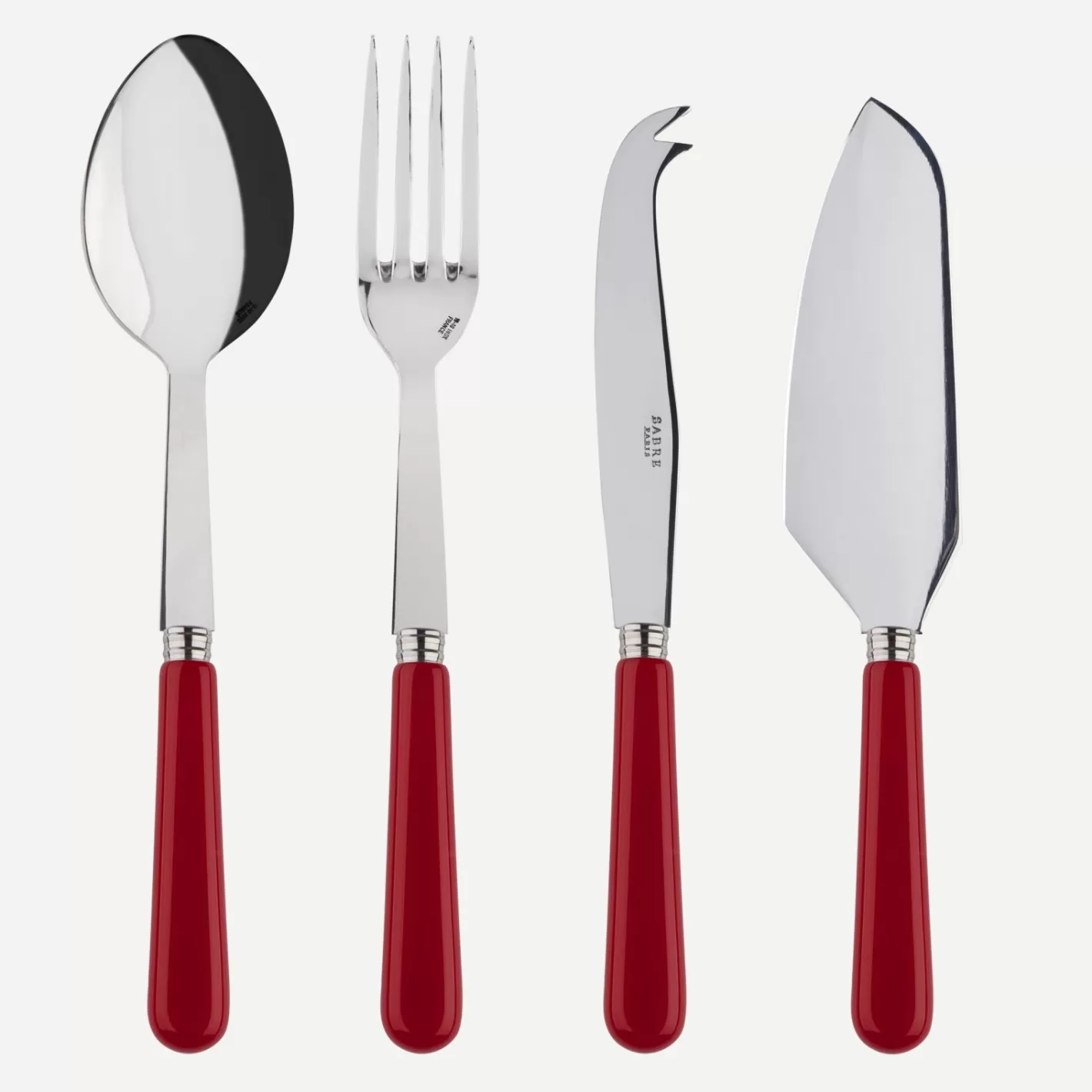 Sabre Paris Set Of 4 Must-Have Serving Pieces>Pop Unis, Burgundy