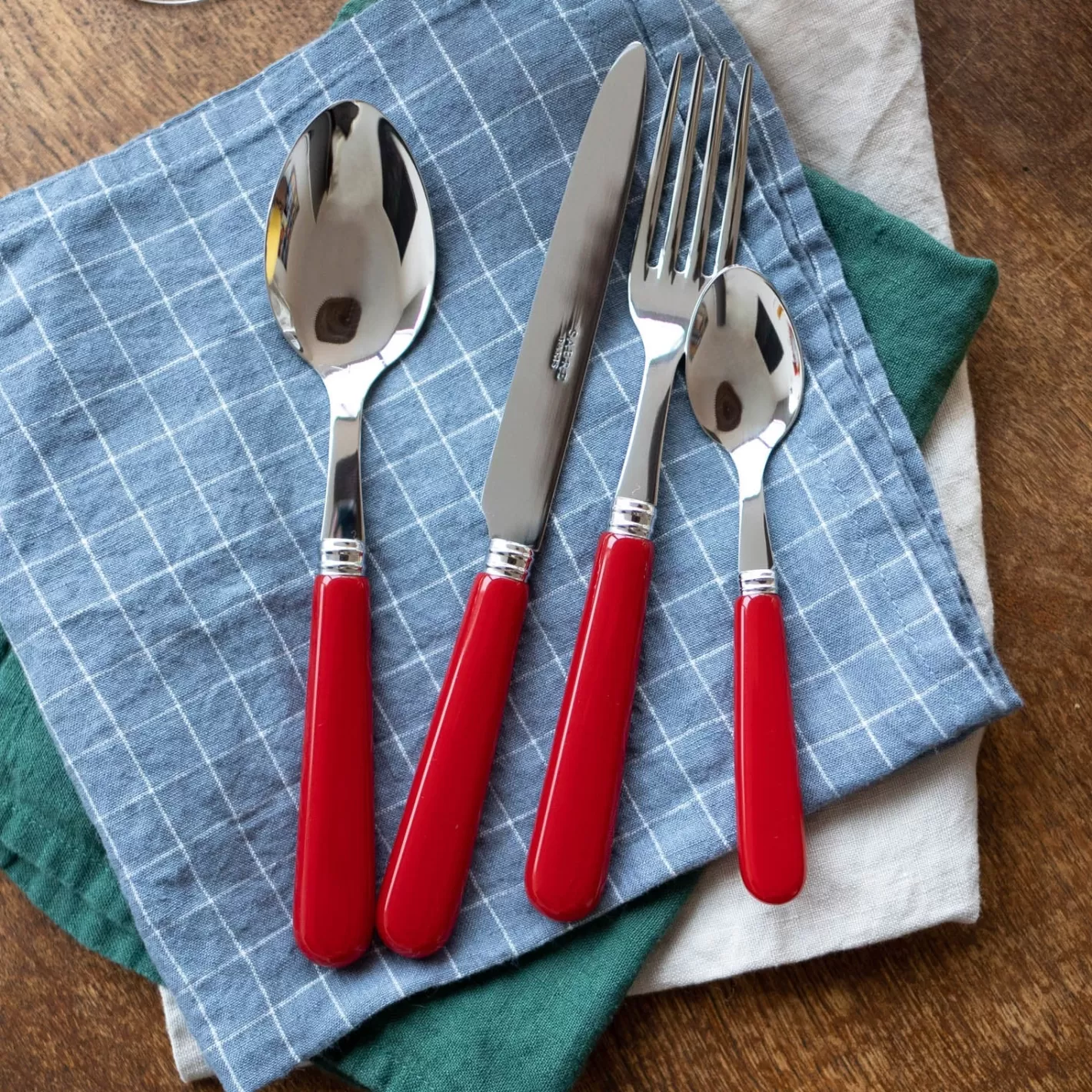 Sabre Paris Soup Spoon>Pop Unis, Burgundy