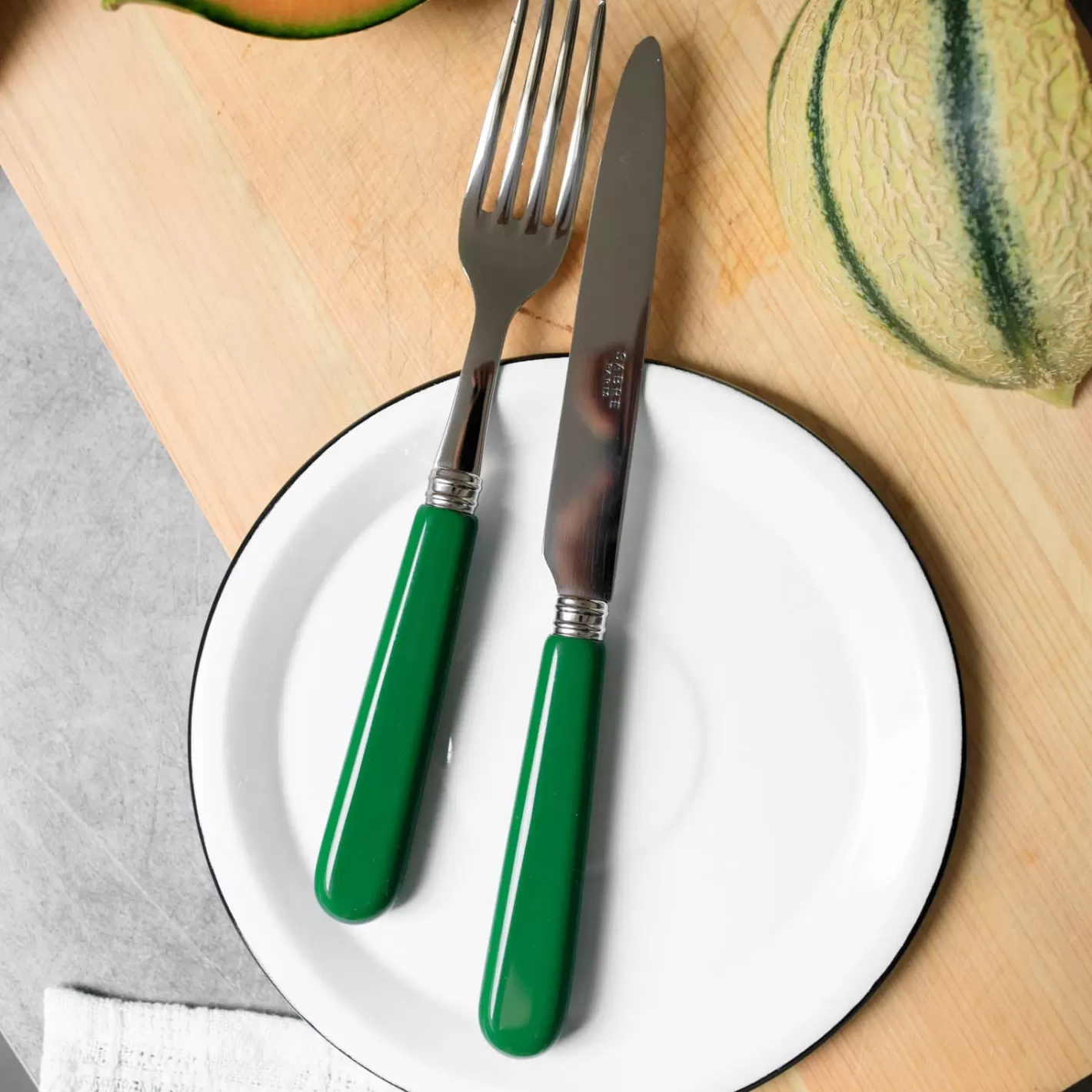 Sabre Paris Dinner Fork>Pop Unis, Green