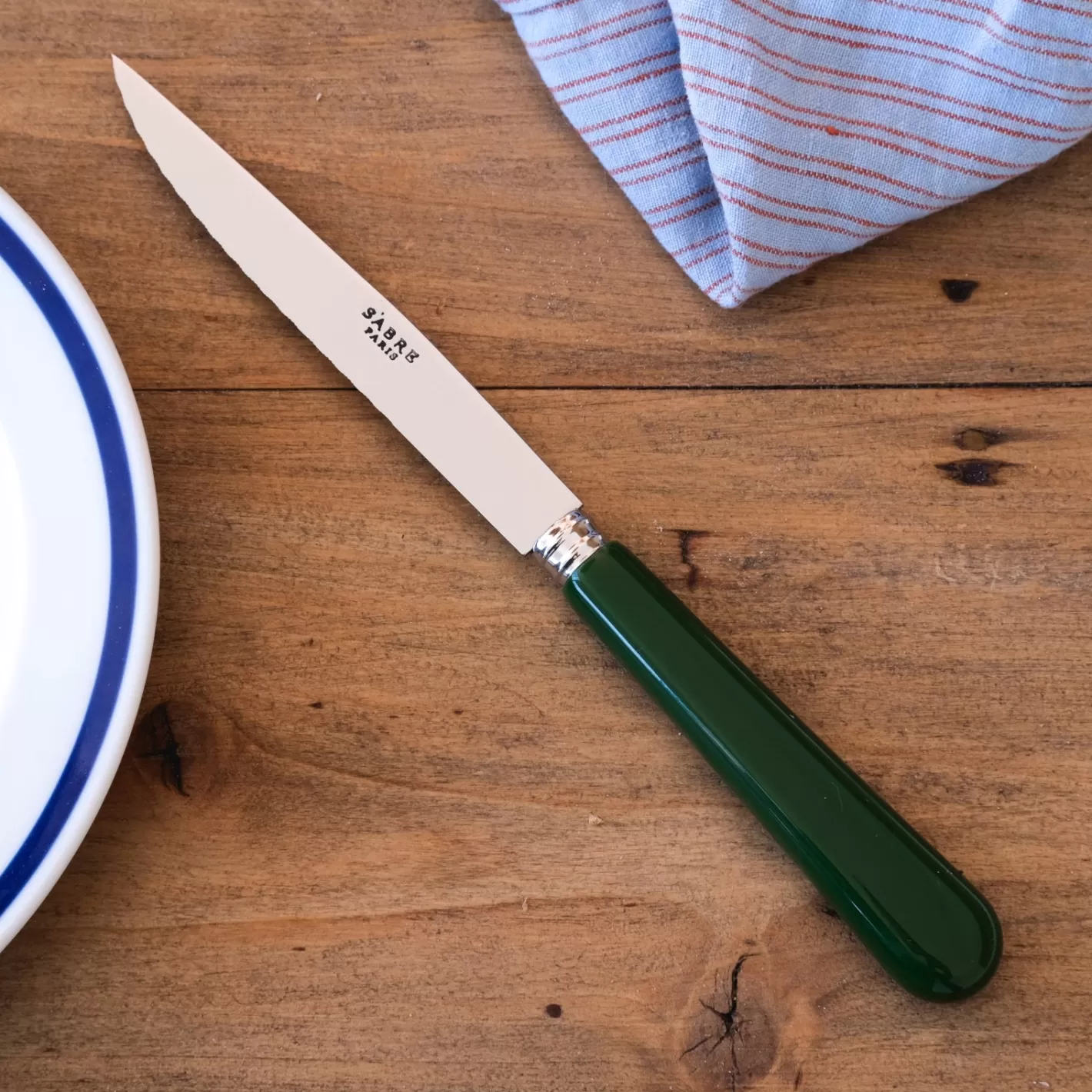 Sabre Paris Steak Knife>Pop Unis, Green