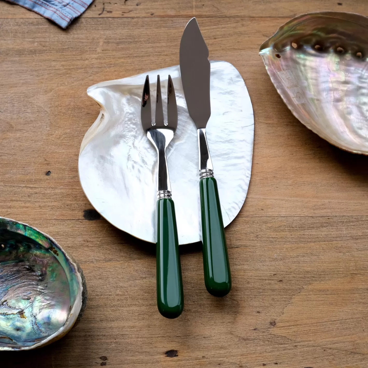 Sabre Paris Fish Knife | Fish Fork>Pop Unis, Green