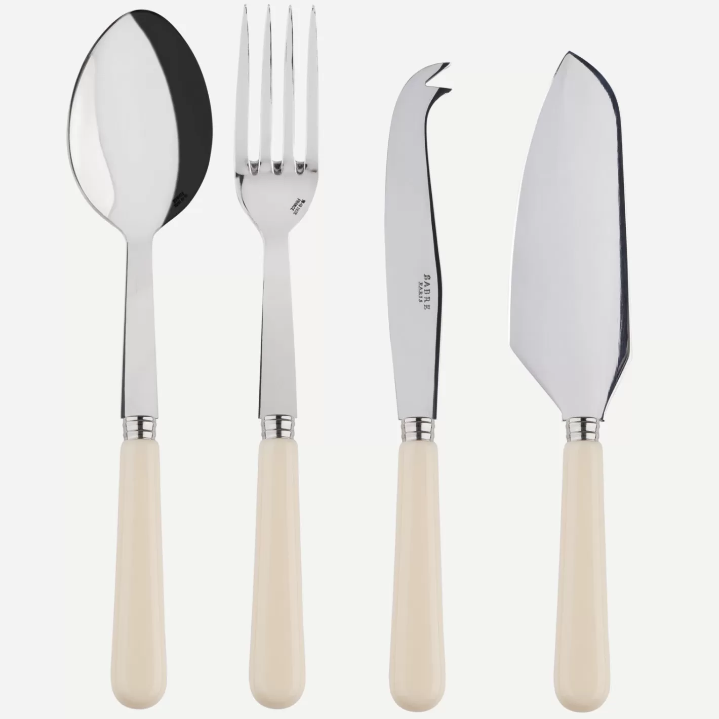 Sabre Paris Set Of 4 Must-Have Serving Pieces>Pop Unis, Ivory