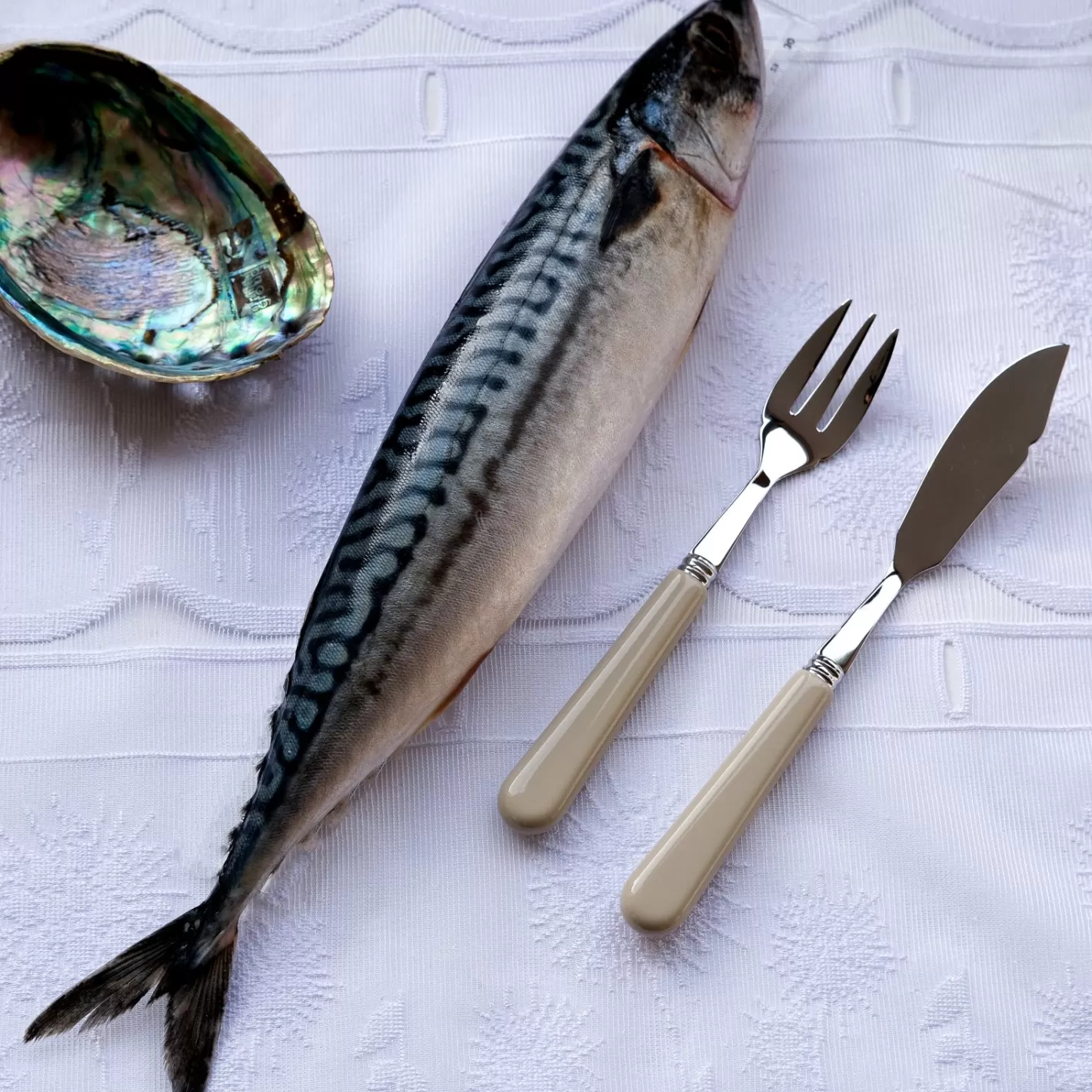 Sabre Paris Fish Knife | Fish Fork>Pop Unis, Light kaki