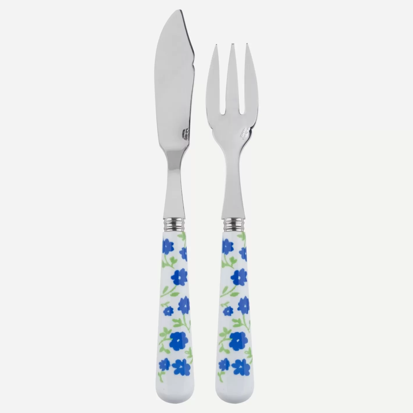 Sabre Paris Fish Knife | Fish Fork>Pâquerette, Lapis blue