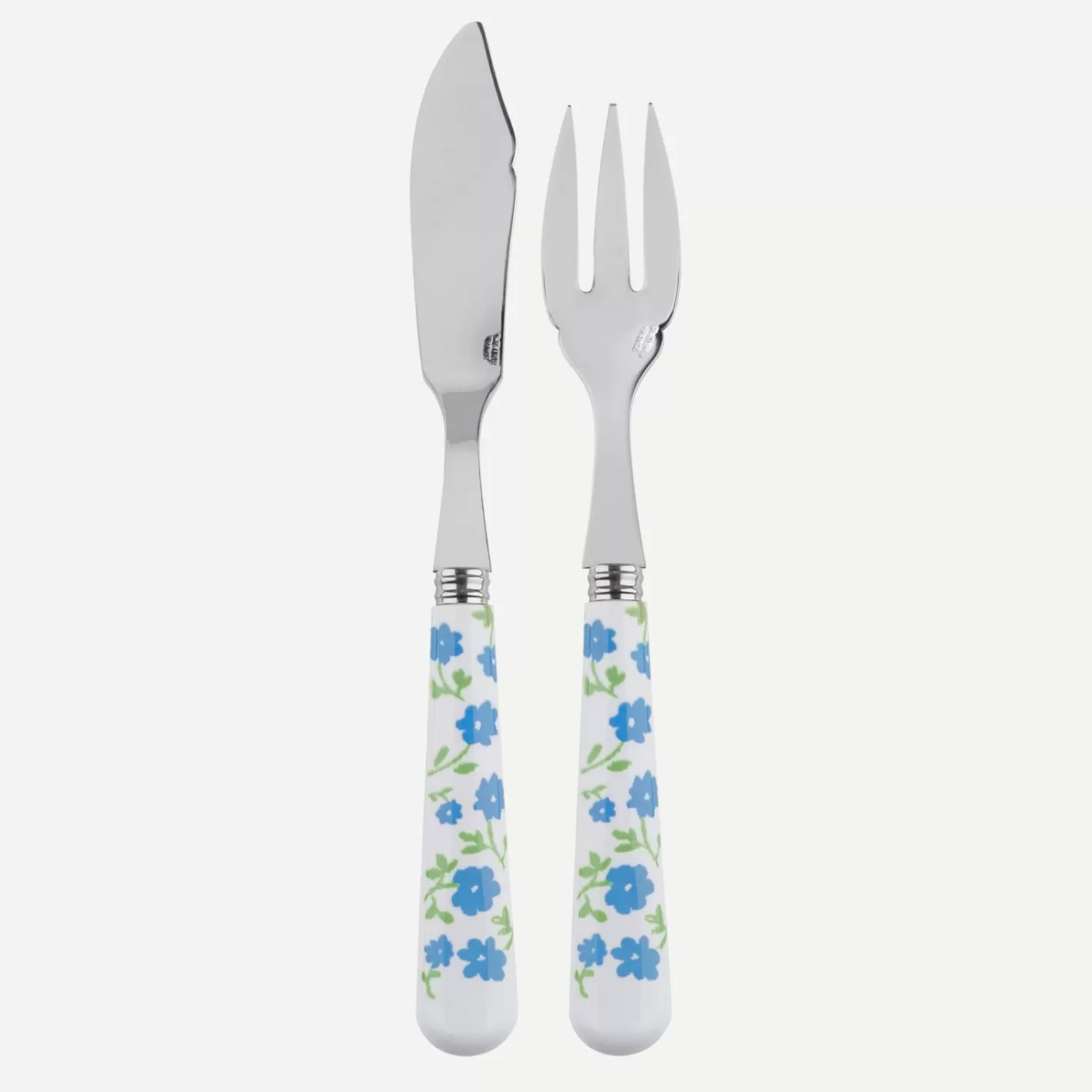 Sabre Paris Fish Knife | Fish Fork>Pâquerette, Light blue