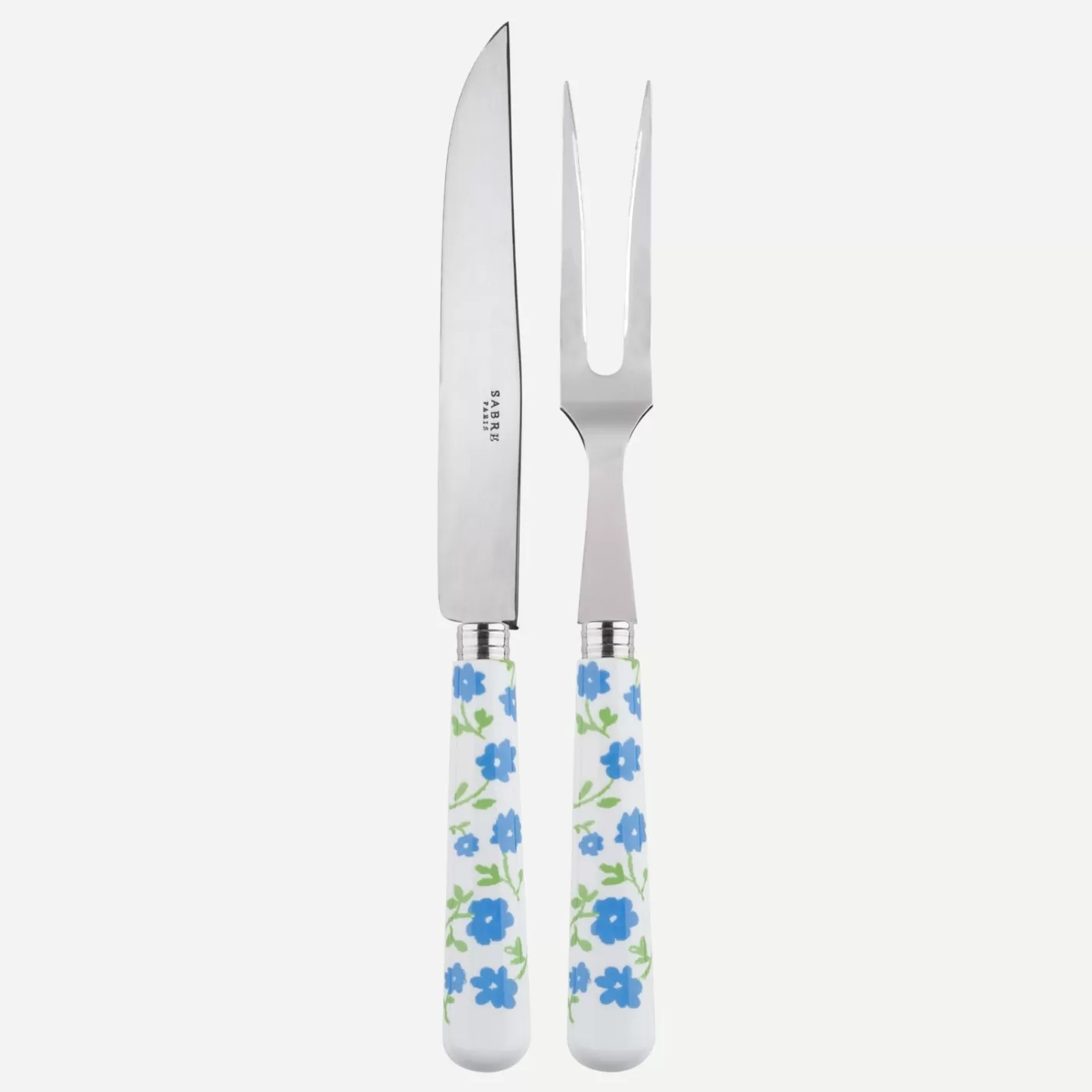 Sabre Paris Carving Set>Pâquerette, Light blue