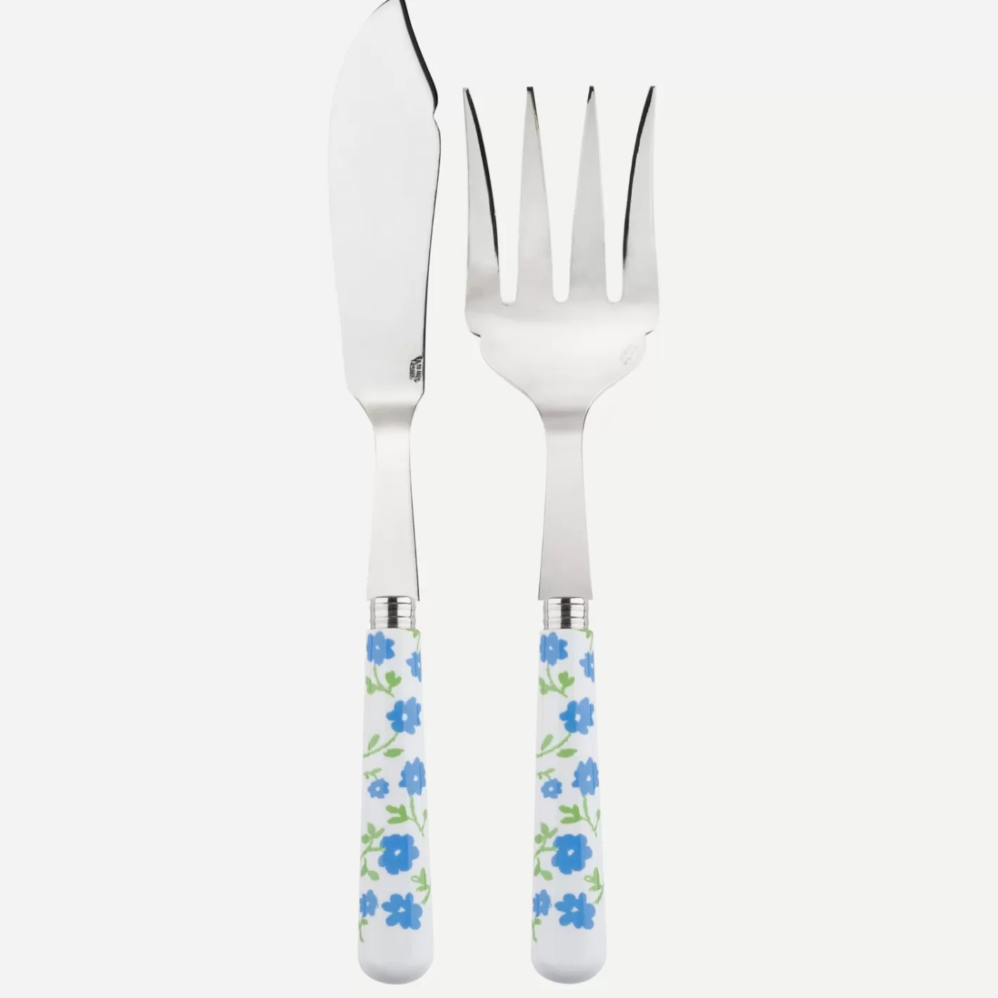 Sabre Paris Fish Serving Set>Pâquerette, Light blue