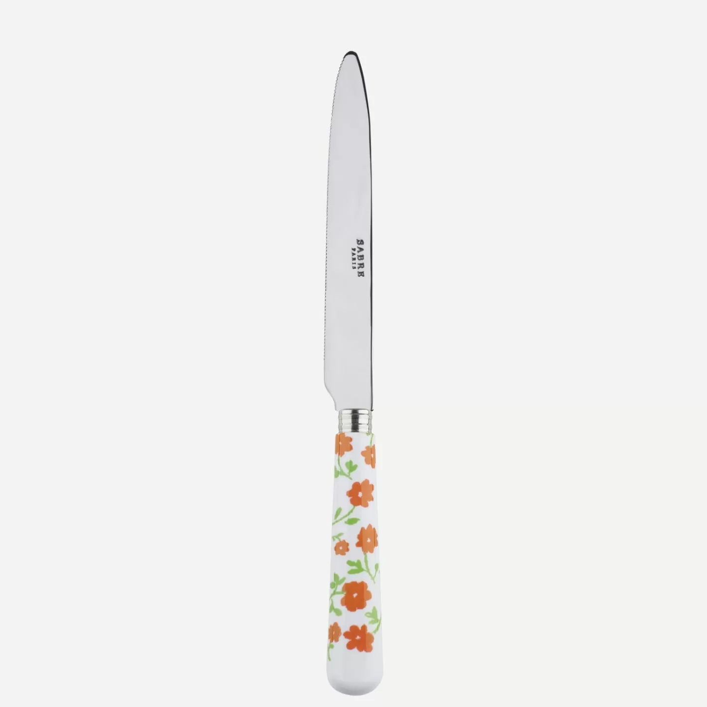 Sabre Paris Serrated Dinner Knife Blade>Pâquerette, Orange