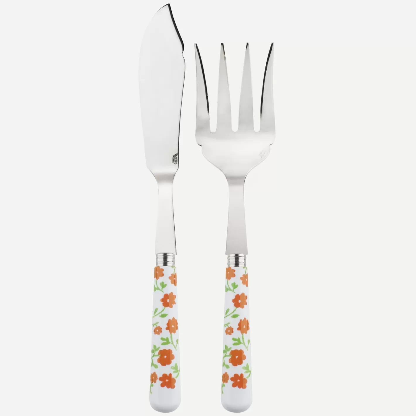 Sabre Paris Fish Serving Set>Pâquerette, Orange