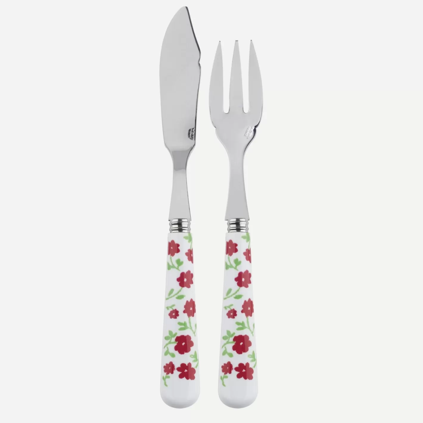 Sabre Paris Fish Knife | Fish Fork>Pâquerette, Red