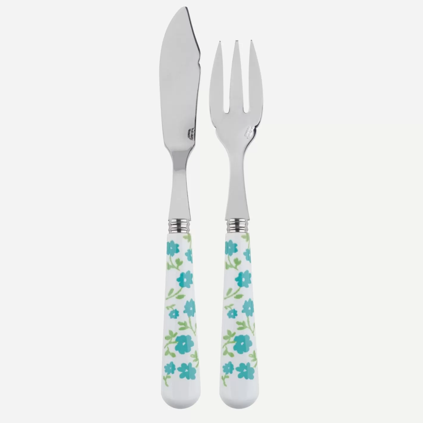 Sabre Paris Fish Knife | Fish Fork>Pâquerette, Turquoise