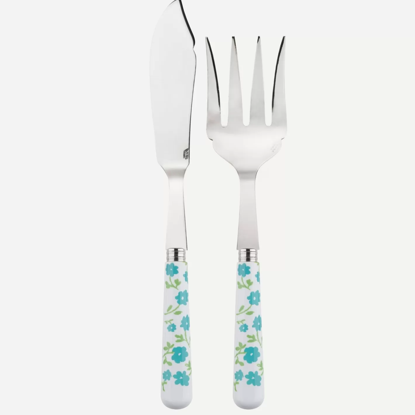 Sabre Paris Fish Serving Set>Pâquerette, Turquoise