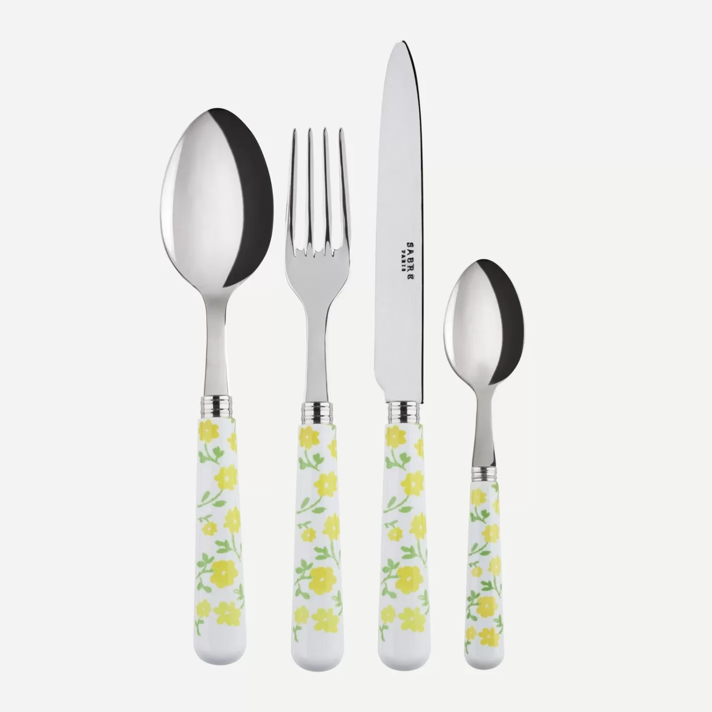 Sabre Paris Set Of 4 Pieces>Pâquerette, Yellow