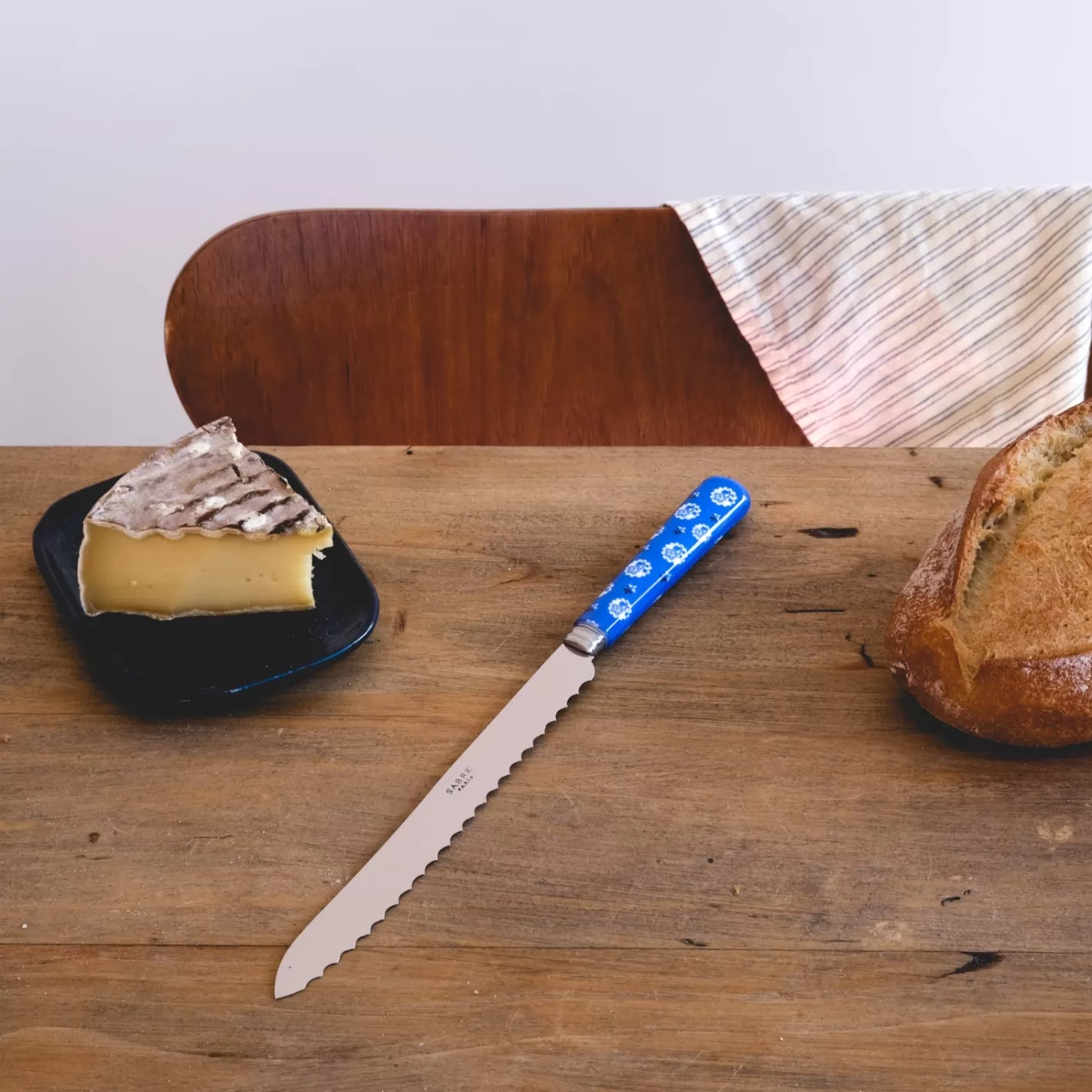 Sabre Paris Bread Knife>Provencal, Lapis blue