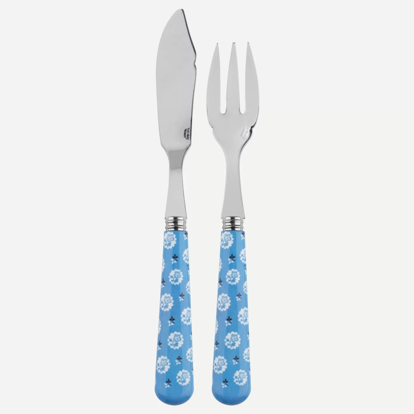 Sabre Paris Fish Knife | Fish Fork>Provencal, Light blue