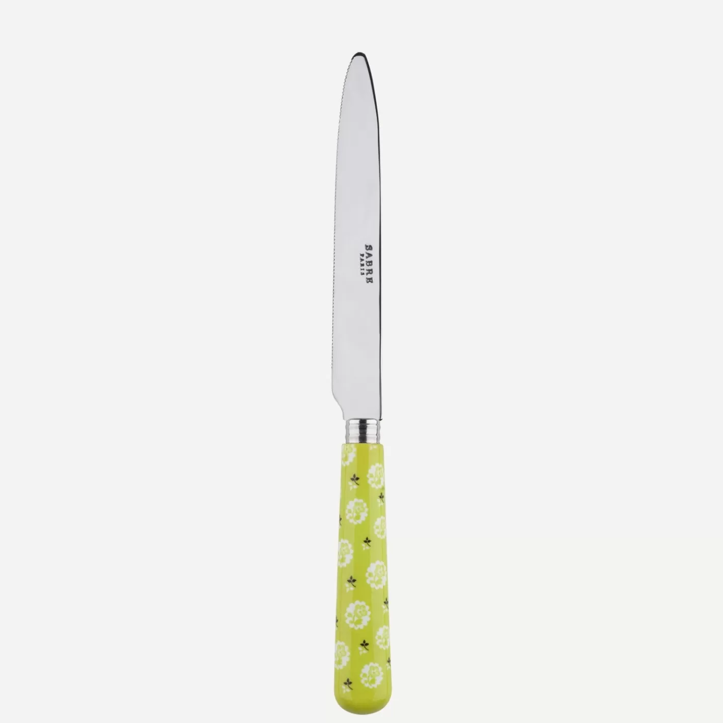 Sabre Paris Serrated Dinner Knife Blade>Provencal, Light green