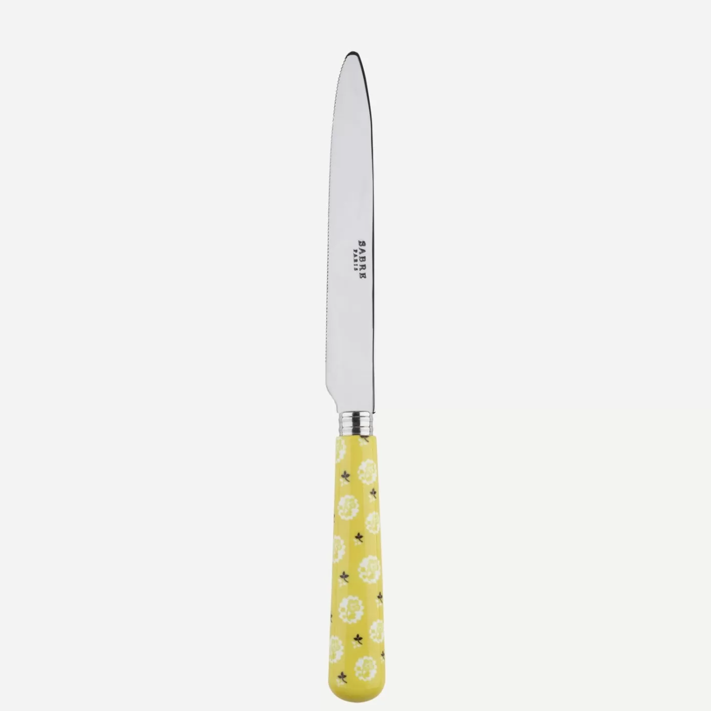 Sabre Paris Serrated Dinner Knife Blade>Provencal, Yellow