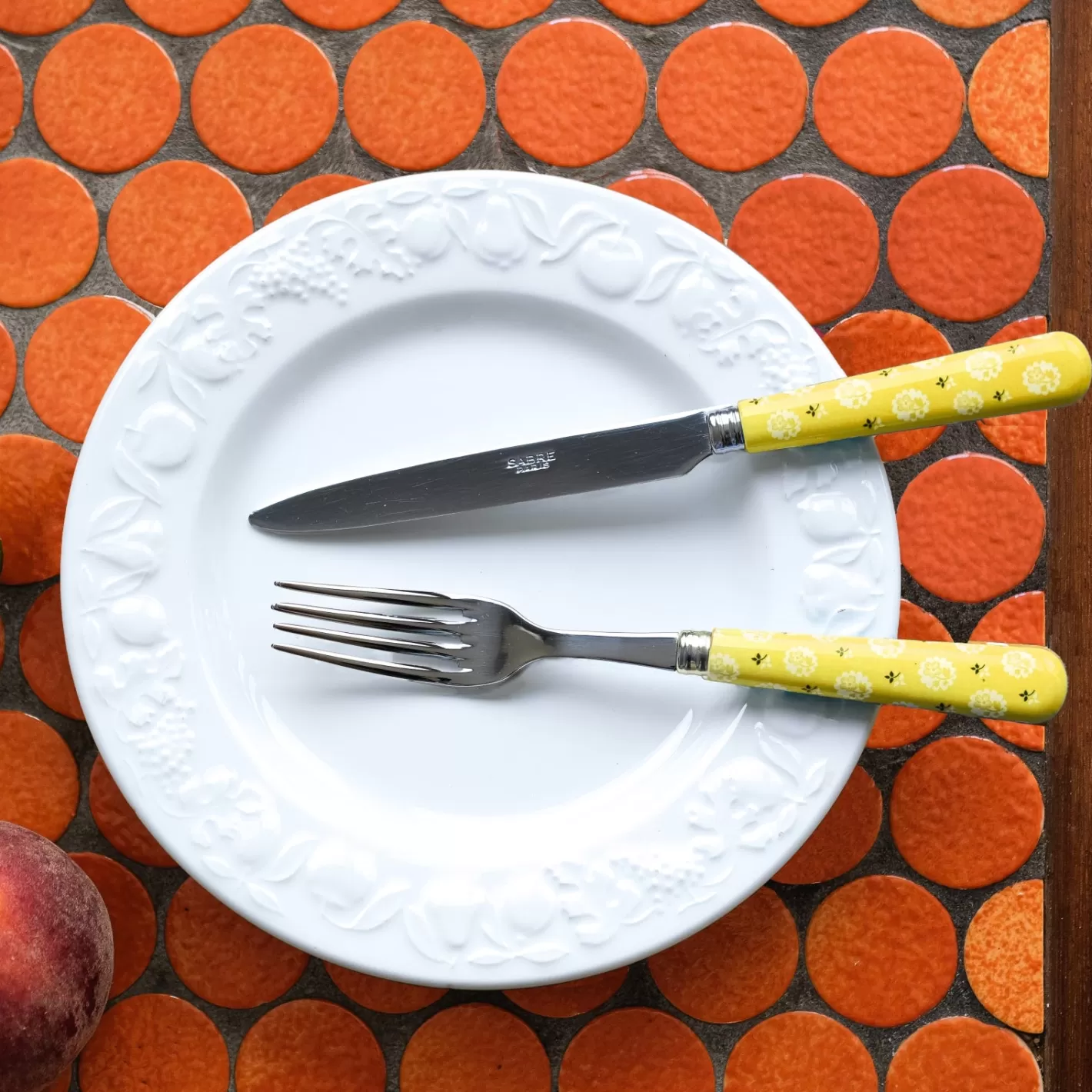 Sabre Paris Dinner Knife>Provencal, Yellow