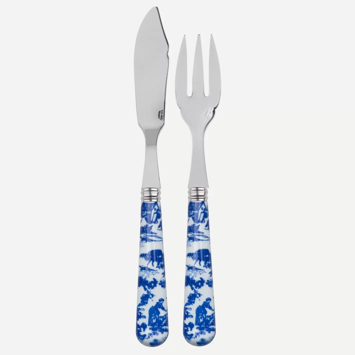 Sabre Paris Fish Knife | Fish Fork>Toile, Blue